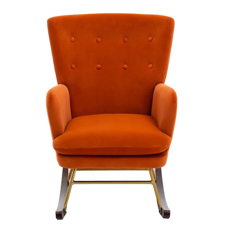 Rocking Chair: Buttoned Back Rocking Chair