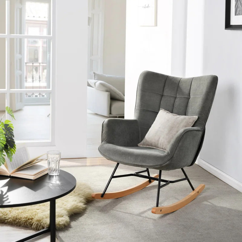 Rocking Chair: Fabric Rocking Chair