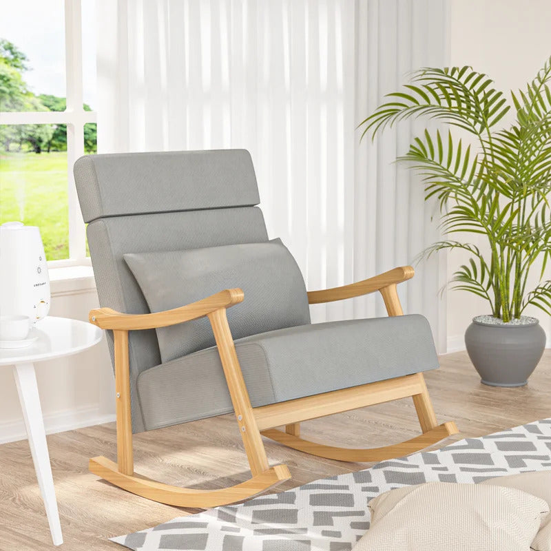 Rocking Chair: Grey Rocking Chair