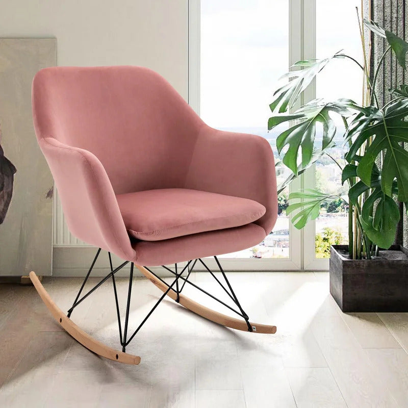 Rocking Chair: Modern Fabric Rocking Chair