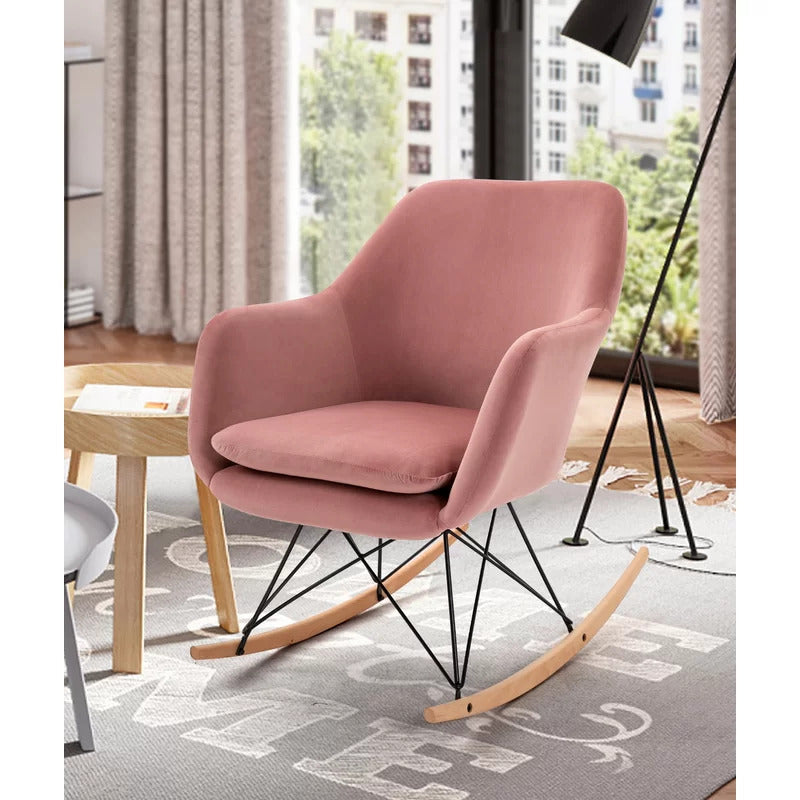 Rocking Chair: Modern Fabric Rocking Chair