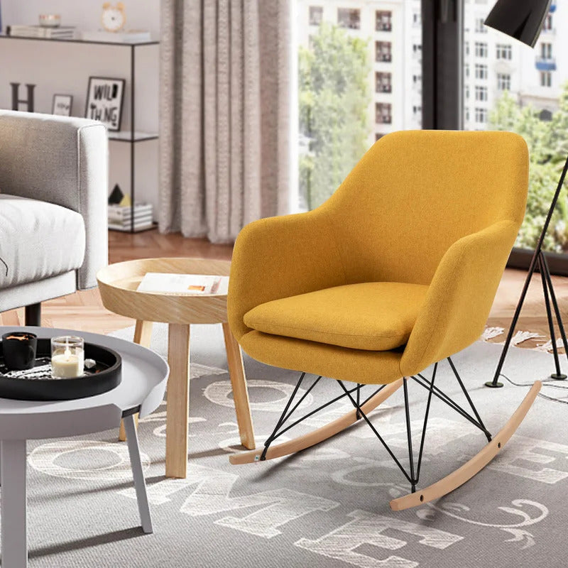 Rocking Chair: Modern Fabric Rocking Chair