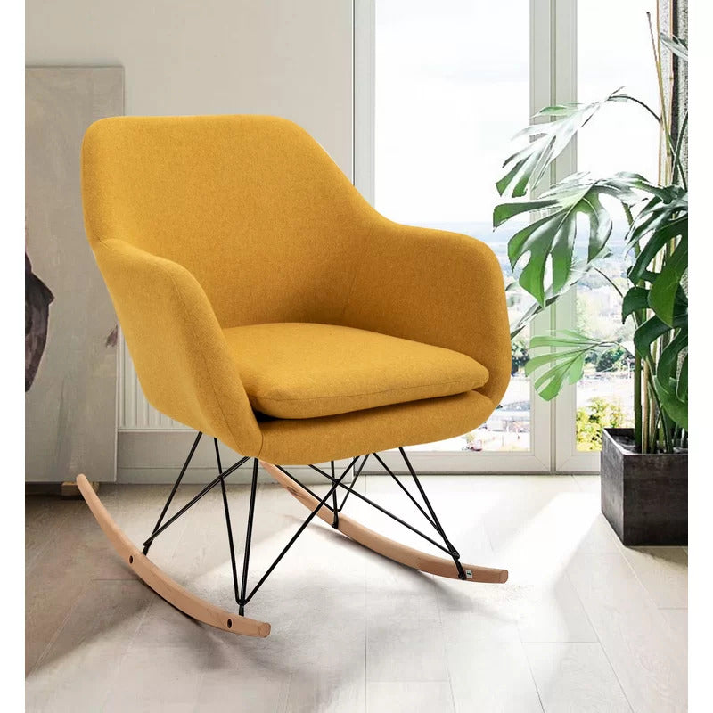 Rocking Chair: Modern Fabric Rocking Chair