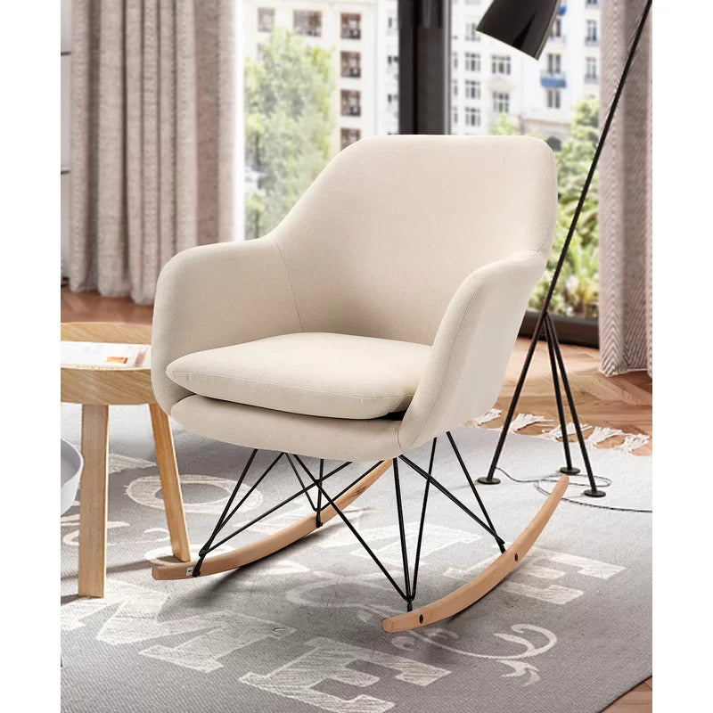 Rocking Chair: Modern Fabric Rocking Chair