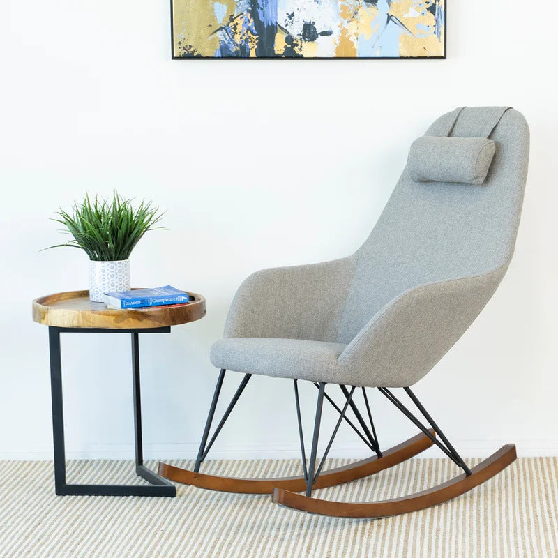 Rocking Chair: Modern fabric Rocking Chair