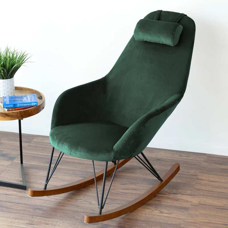 Rocking Chair: Modern fabric Rocking Chair