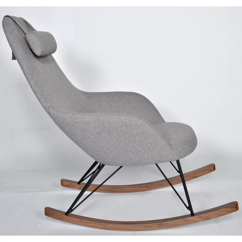 Rocking Chair: Modern fabric Rocking Chair