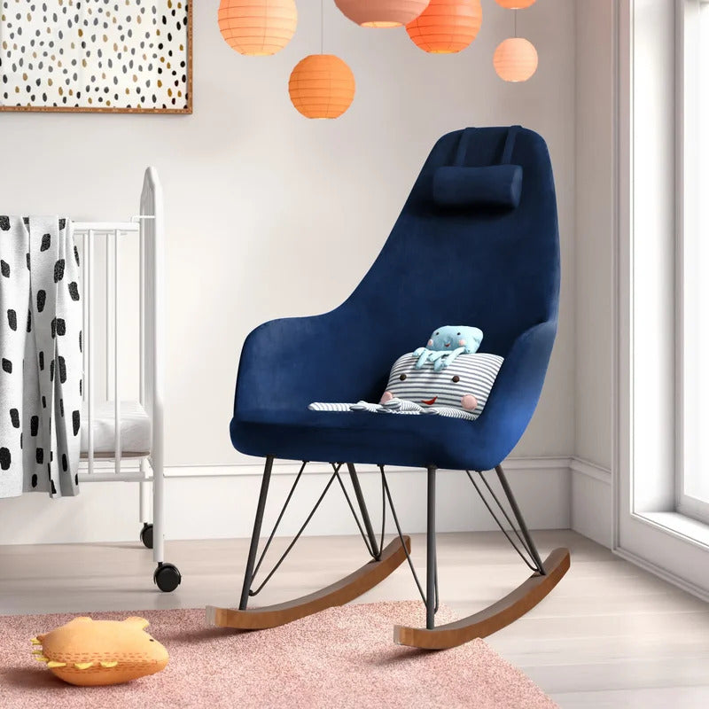 Rocking Chair: Modern fabric Rocking Chair