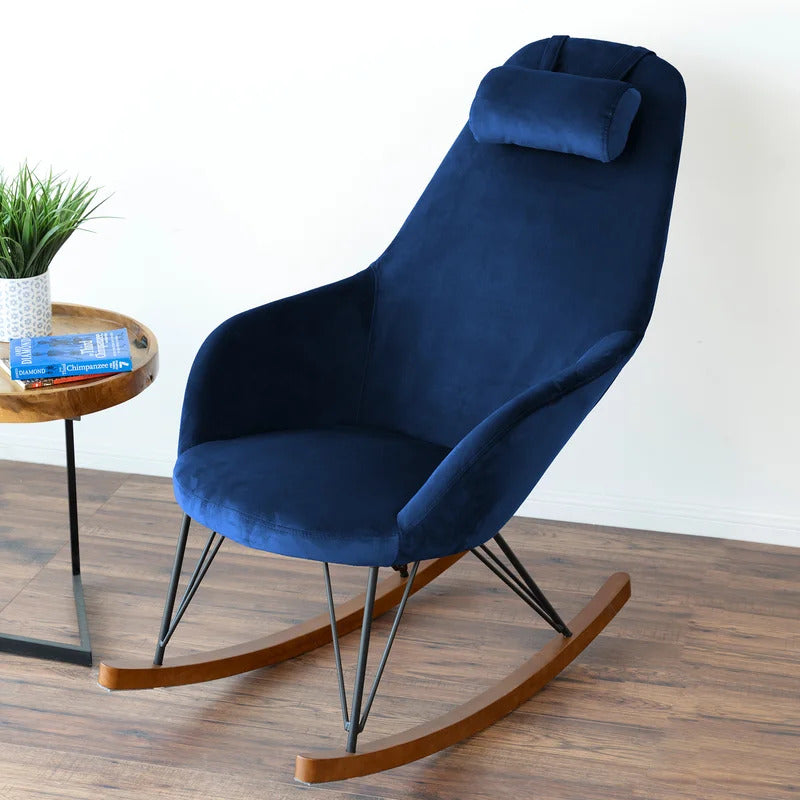 Rocking Chair: Modern fabric Rocking Chair