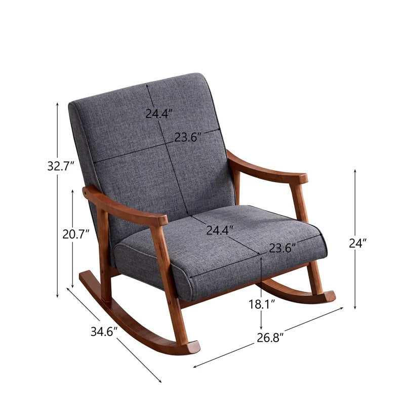 Rocking Chair: Solid Wood Rocking Chair