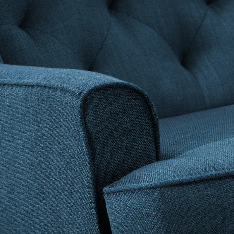 Rocking Chair: Tufted Designed Rocking Chair