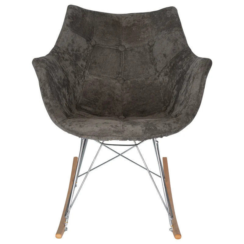 Rocking Chair: Velvet Comfort Rocking Chair