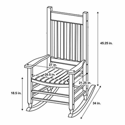 Rocking Chair: Wooden Rocking Chair