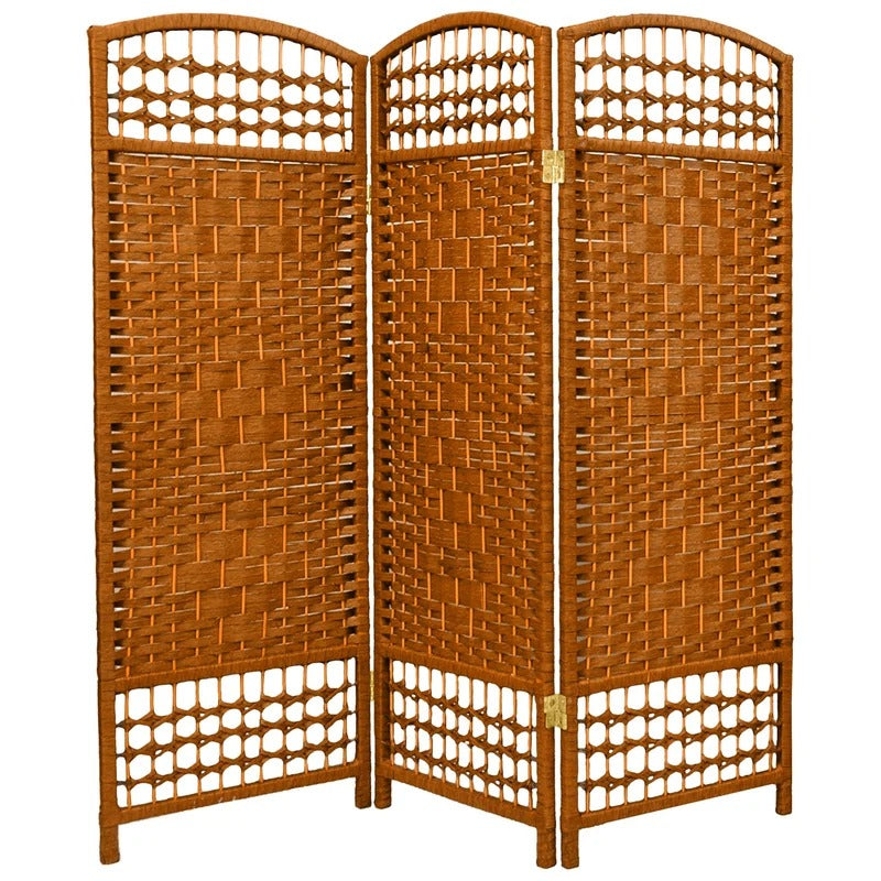 Room Dividers 47.25'' H Solid Wood Folding Room Divider