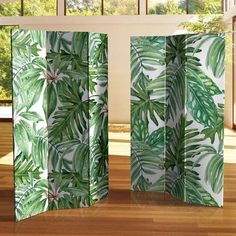 Room Dividers 47.25'' W x 72'' H 3 - Panel Folding Room Divider