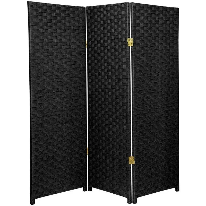 Room Dividers: 48'' W x 48'' H 3 - Panel Solid Wood Folding Room Divider
