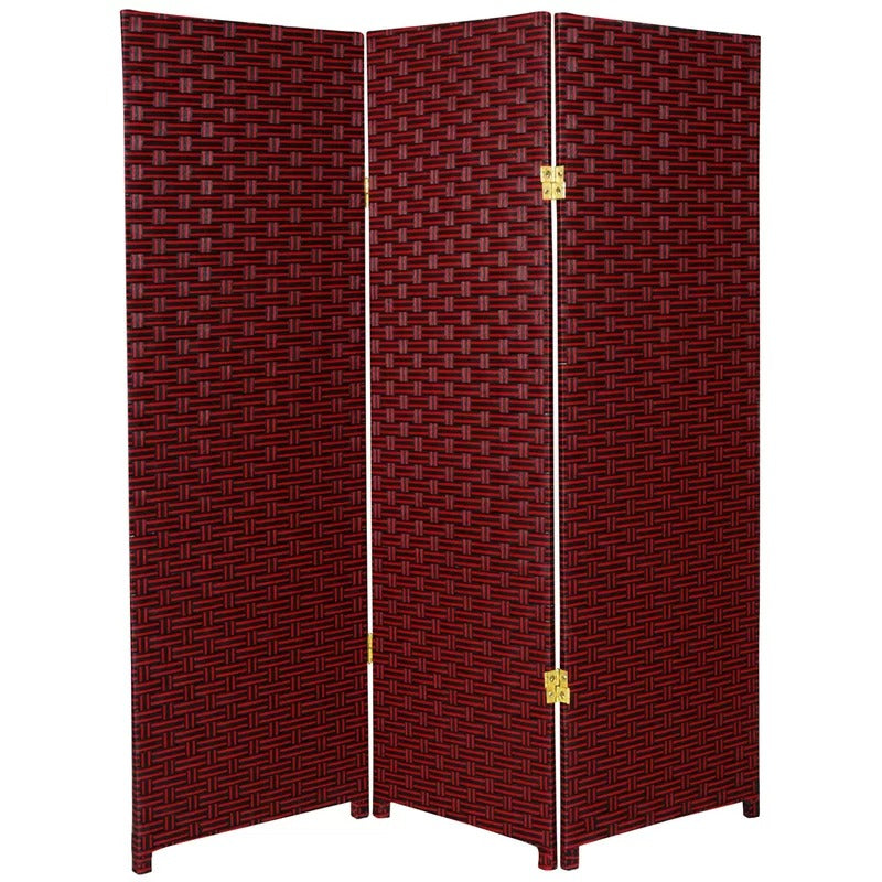 Room Dividers: 48'' W x 48'' H 3 - Panel Solid Wood Folding Room Divider