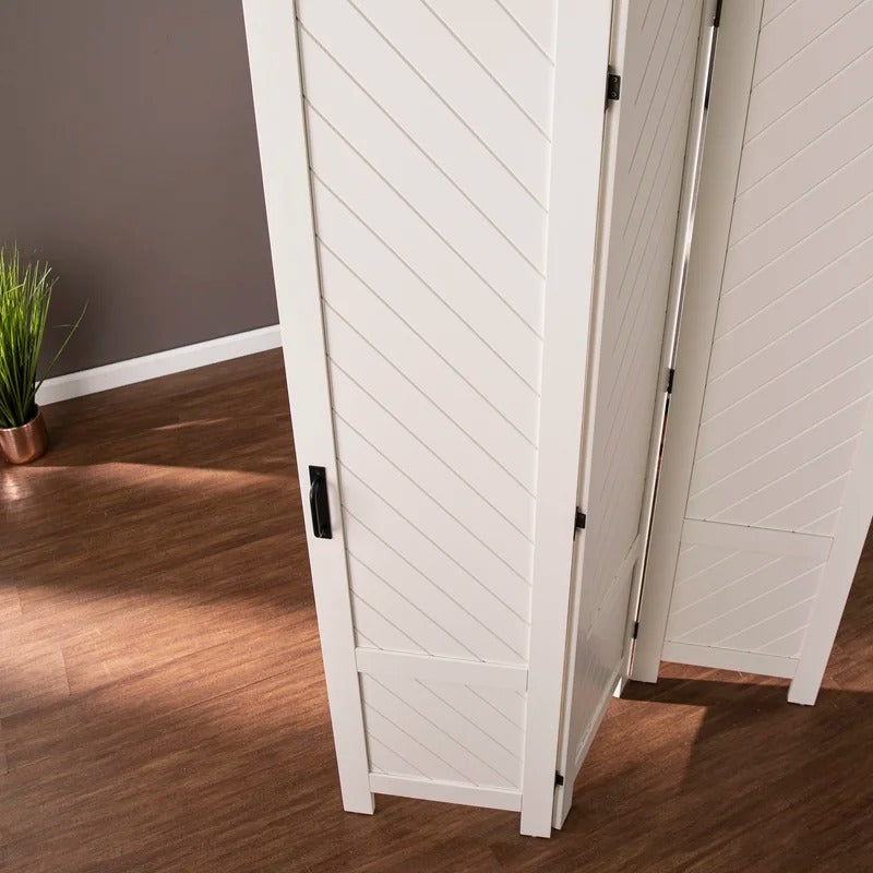 Room Dividers: 50.5'' W x 67.25'' H 3 - Panel Folding Room Divider
