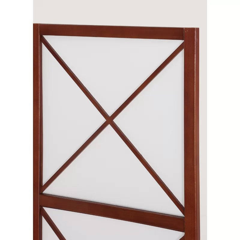 Room Dividers: 51'' W x 70.25'' H 3 - Panel Solid Wood Folding Room Divider