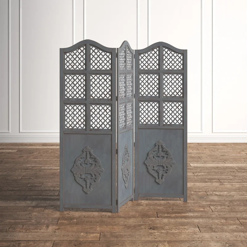 Room Dividers: 60'' W x 71'' H 3 - Panel Folding Room Divider