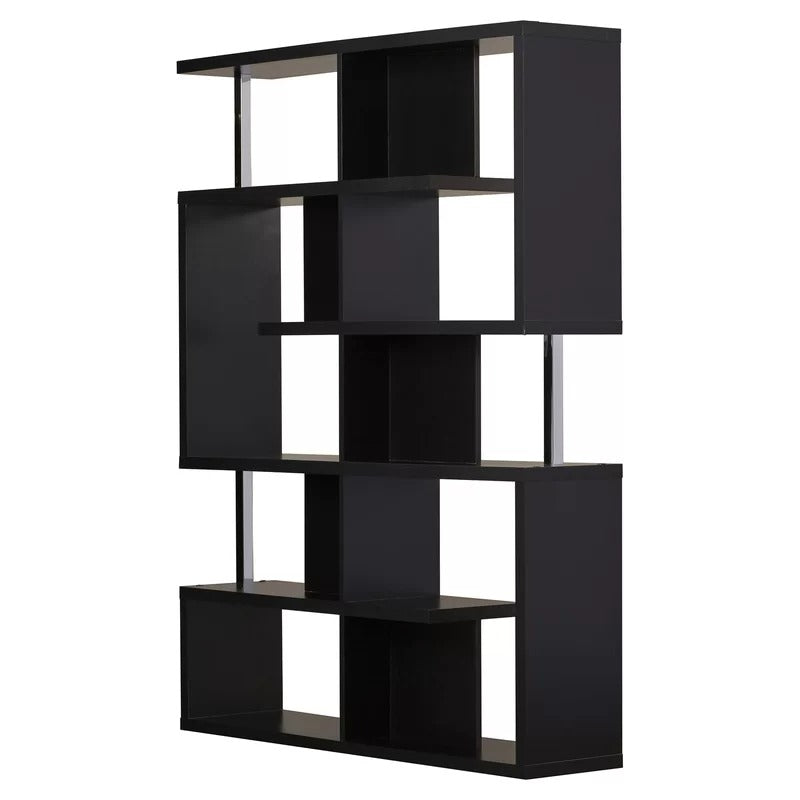 Room Dividers: 63.25'' H x 47.25'' W Geometric Bookcase