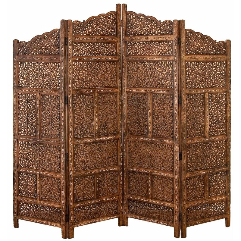 Room Dividers: 80'' W x 72'' H 4 - Panel Folding Room Divider