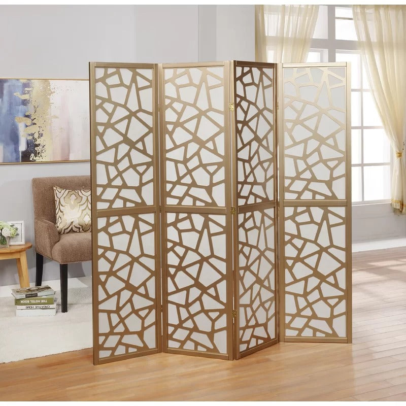 Room Divides: 70'' W x 70'' H 4 - Panel Folding Room Divider