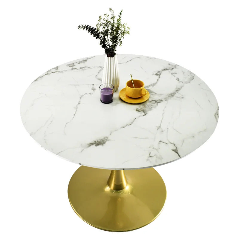 Round Dining Table: 40'' Pedestal Dining Table