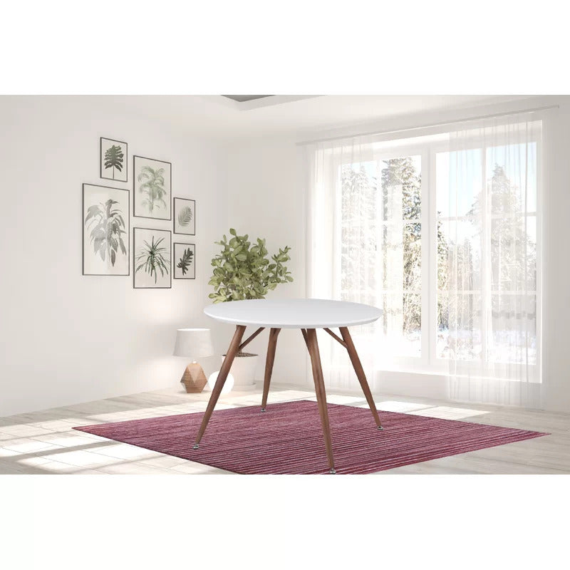 Round Dining Table: 42'' Iron Dining Table