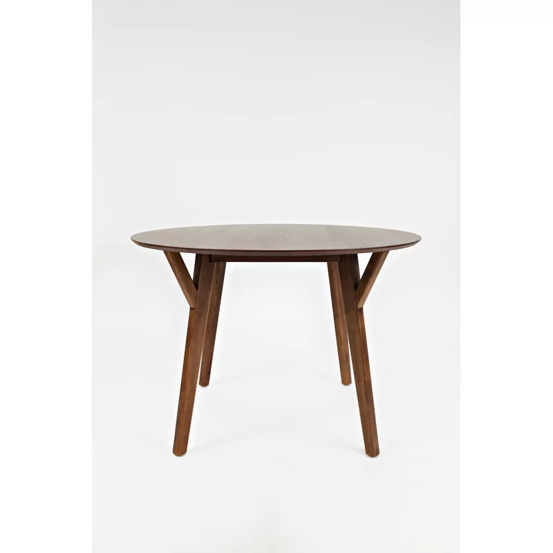 Round Dining Table: 44'' Solid Wood Dining Table
