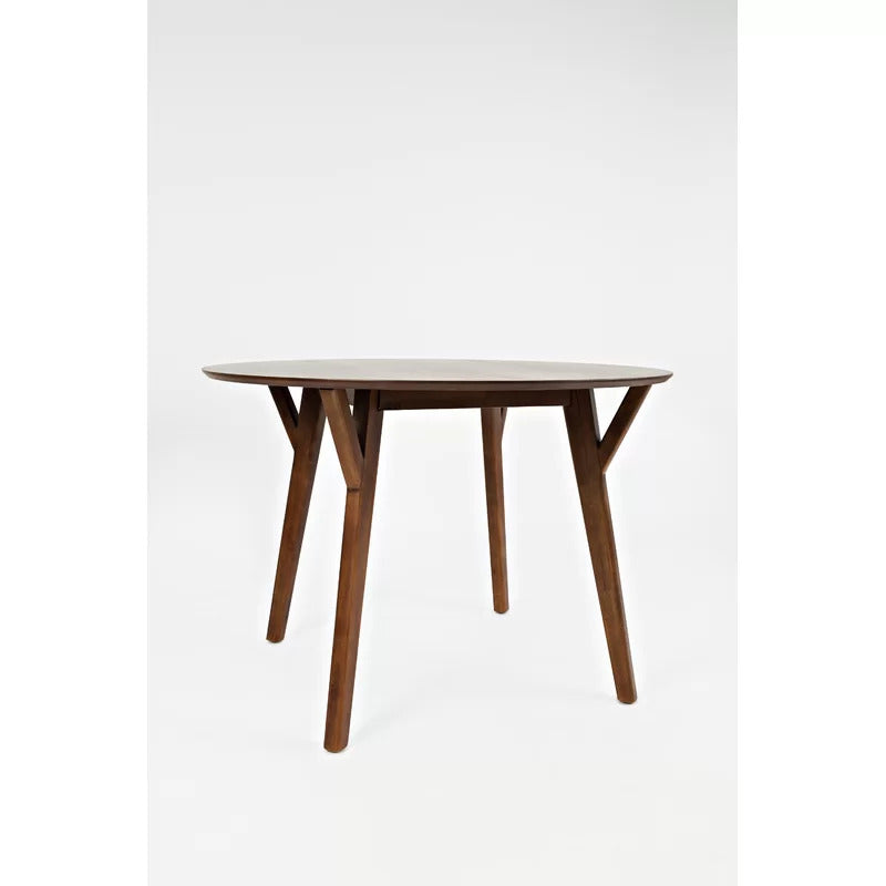 Round Dining Table: 44'' Solid Wood Dining Table