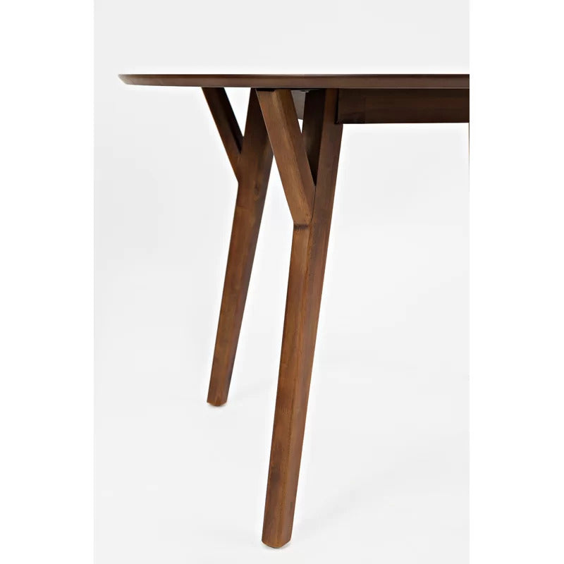 Round Dining Table: 44'' Solid Wood Dining Table