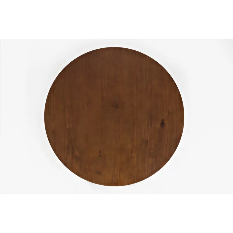 Round Dining Table: 44'' Solid Wood Dining Table