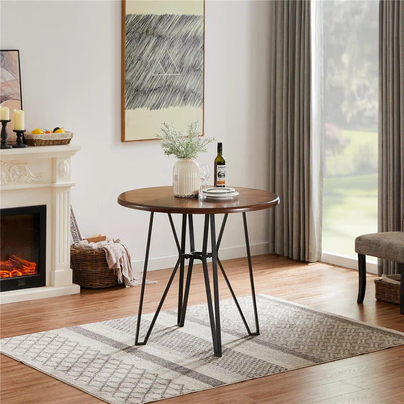 Round Dining Table: Iron Dining Table