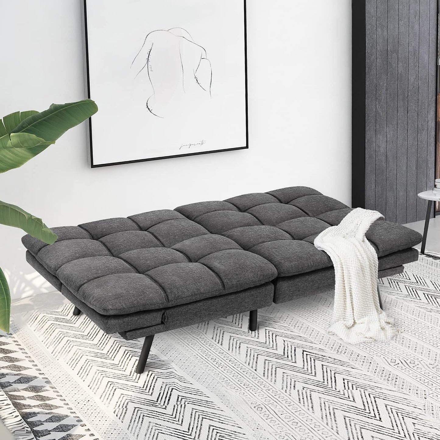 SOFA CUM BED Adjustable Small Space, Compact Living Room
