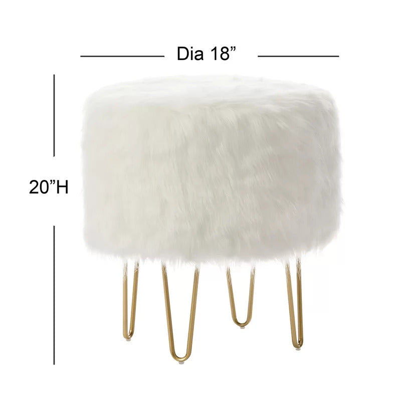 Seating Stool: 18'' Wide Round Standard Ottoman