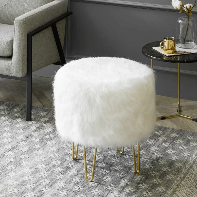 Seating Stool: 18'' Wide Round Standard Ottoman
