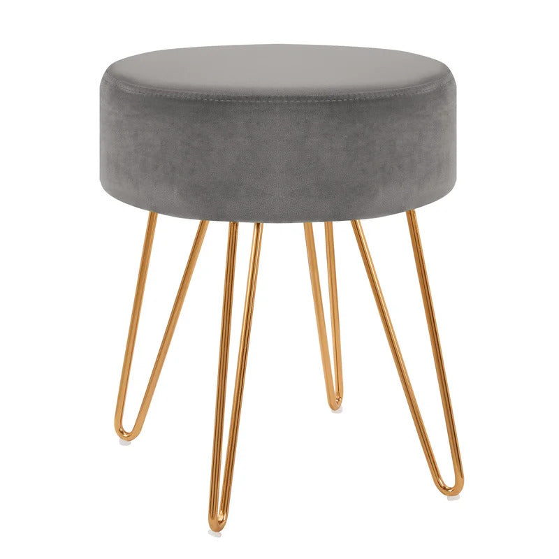 Seating Stool: Iron Vanity Stool