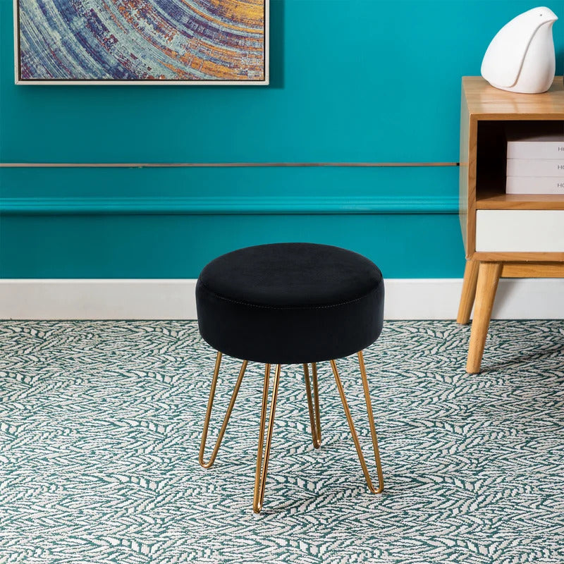 Seating Stool: Iron Vanity Stool