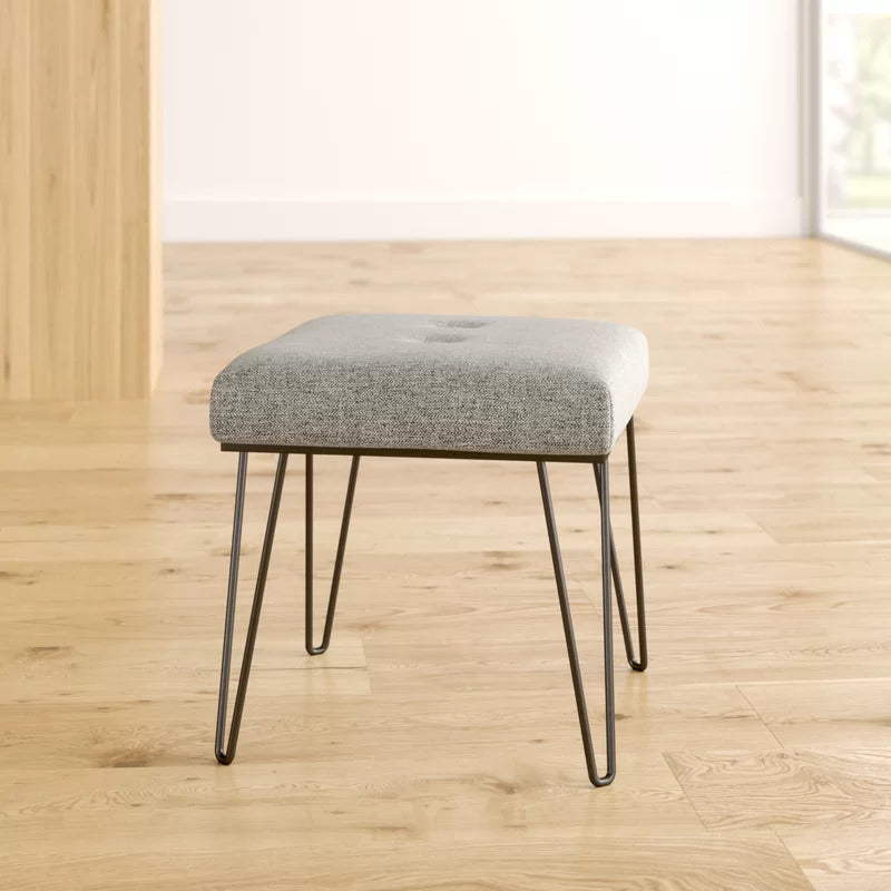 Seating Stool: Metal Accent Stool