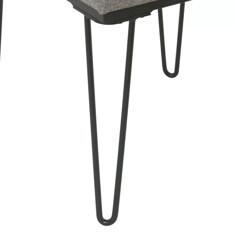 Seating Stool: Metal Accent Stool