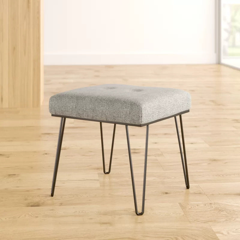 Seating Stool: Metal Accent Stool