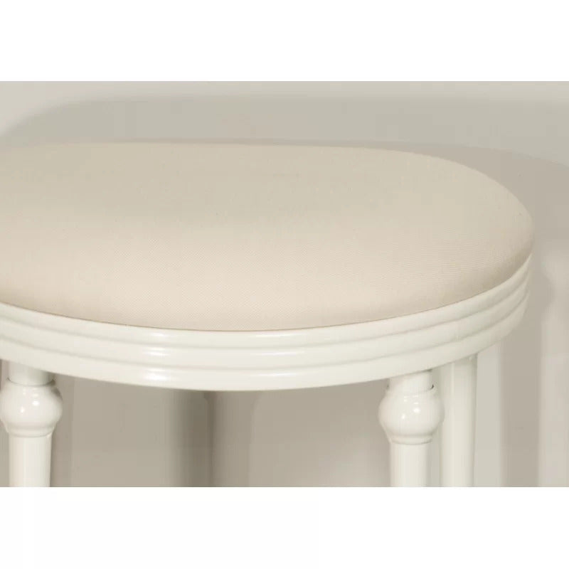 Seating Stool: Metal Vanity Stool