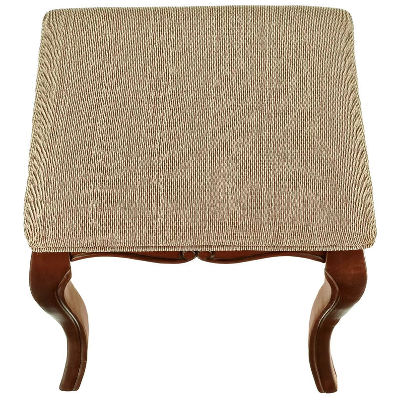 Seating Stool: Solid Wood Vanity Stool
