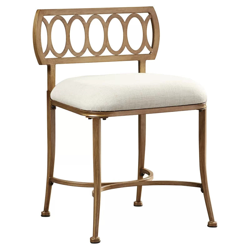 Seating Stool: Steel Seating Vanity Stool