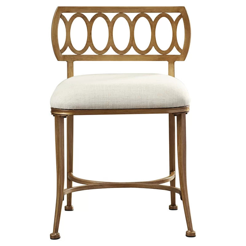 Seating Stool: Steel Seating Vanity Stool