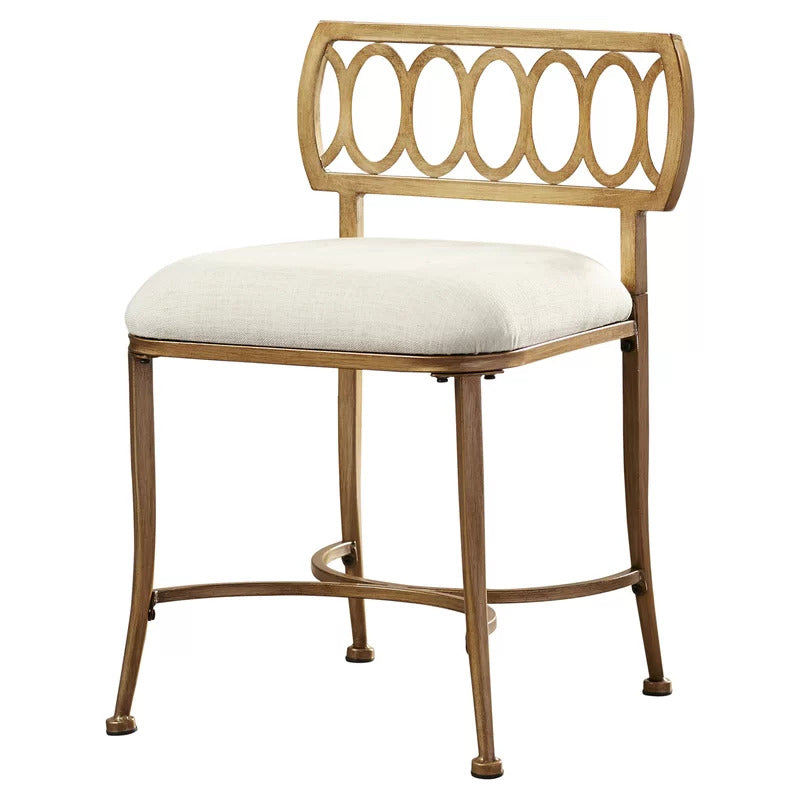 Seating Stool: Steel Seating Vanity Stool