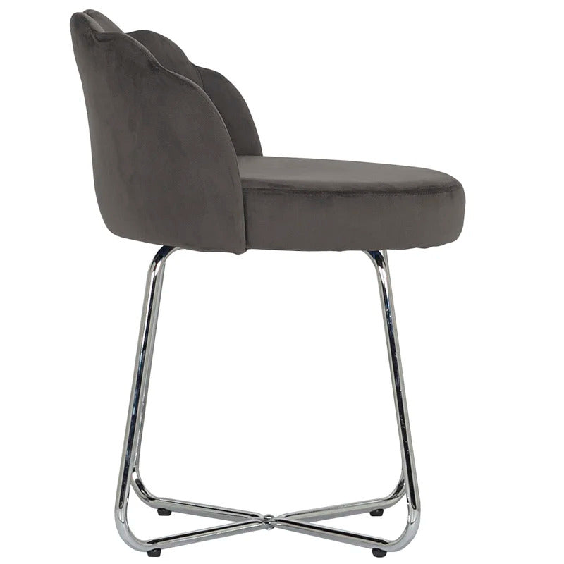 Seating Stool: Steel Vanity Stool
