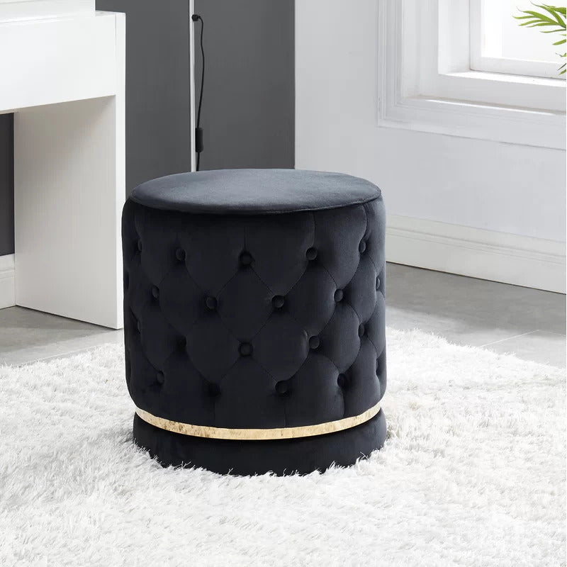 Seating Stool: Velvet Seating Stool
