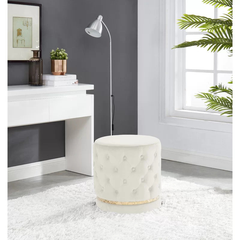Seating Stool: Velvet Seating Stool